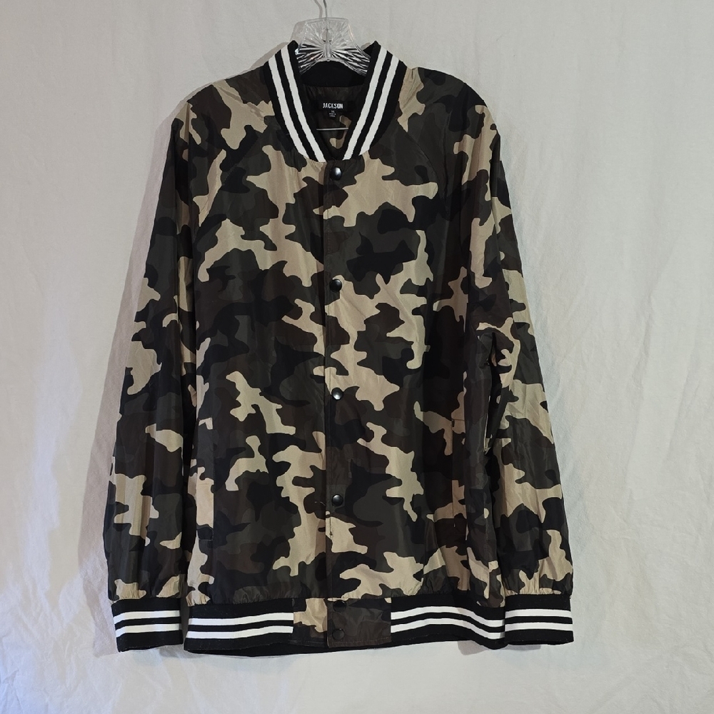 JACKSON Men's Camouflage Bomber Jacket